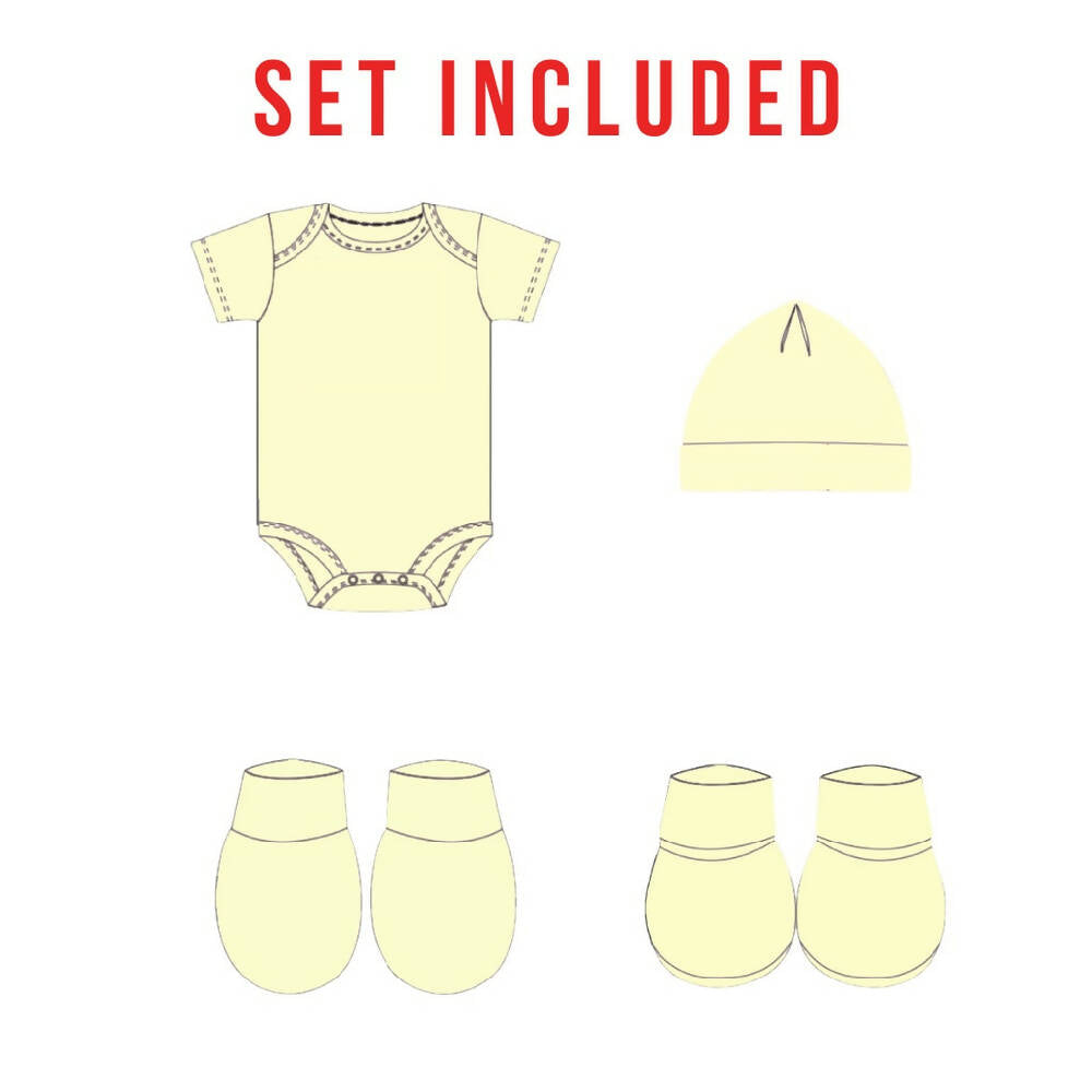 Shears Baby Gift Set Essential 4 Pcs Gift Set Ideal for Newborn PINK CLOUD - WERONE
