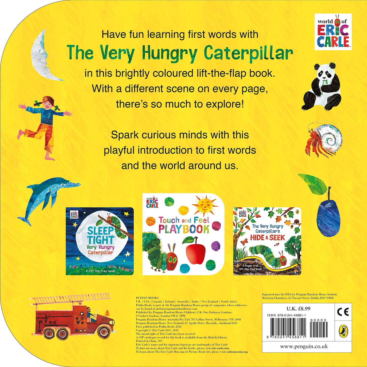 The Very Hungry Caterpillar's First 100 Words Eric Carle - WERONE