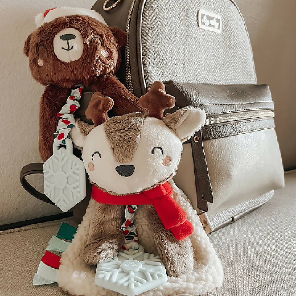 Holiday Itzy Lovey™ Plush + Teether Toy Reindeer - WERONE