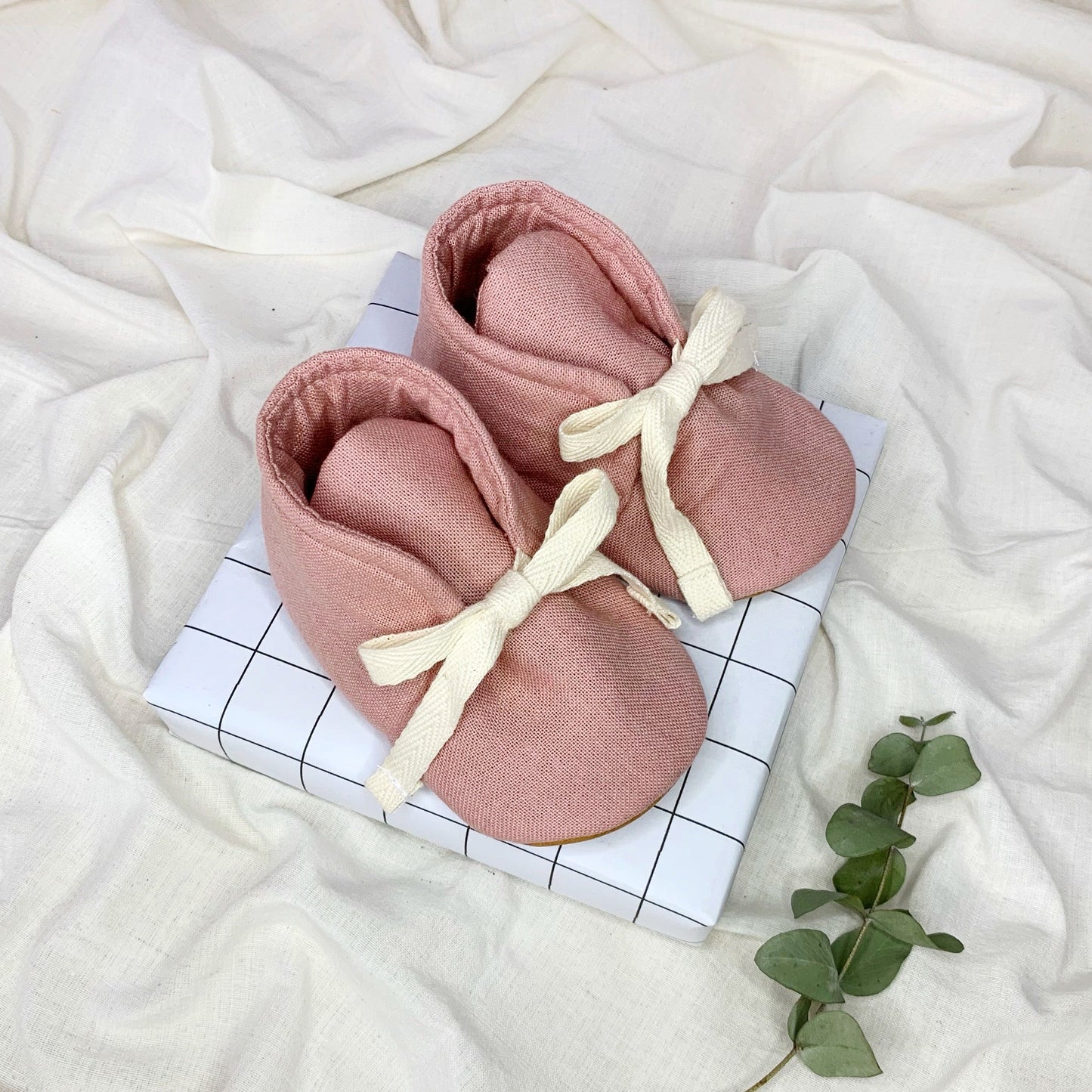 Organic Cotton Mini Shoes - Pink - WERONE
