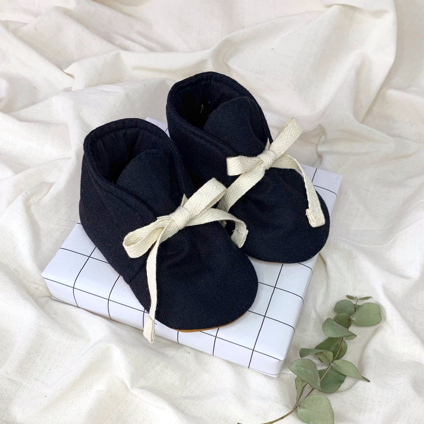 Organic Cotton Mini Shoes - Black - WERONE