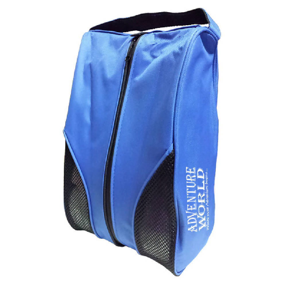Adventure World Shoe Bag With Compartment (Blue) - WERONE