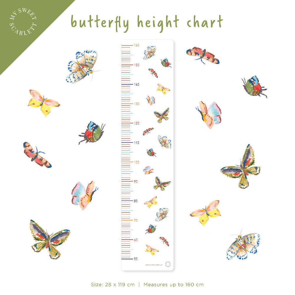 Butterfly Height Chart - WERONE