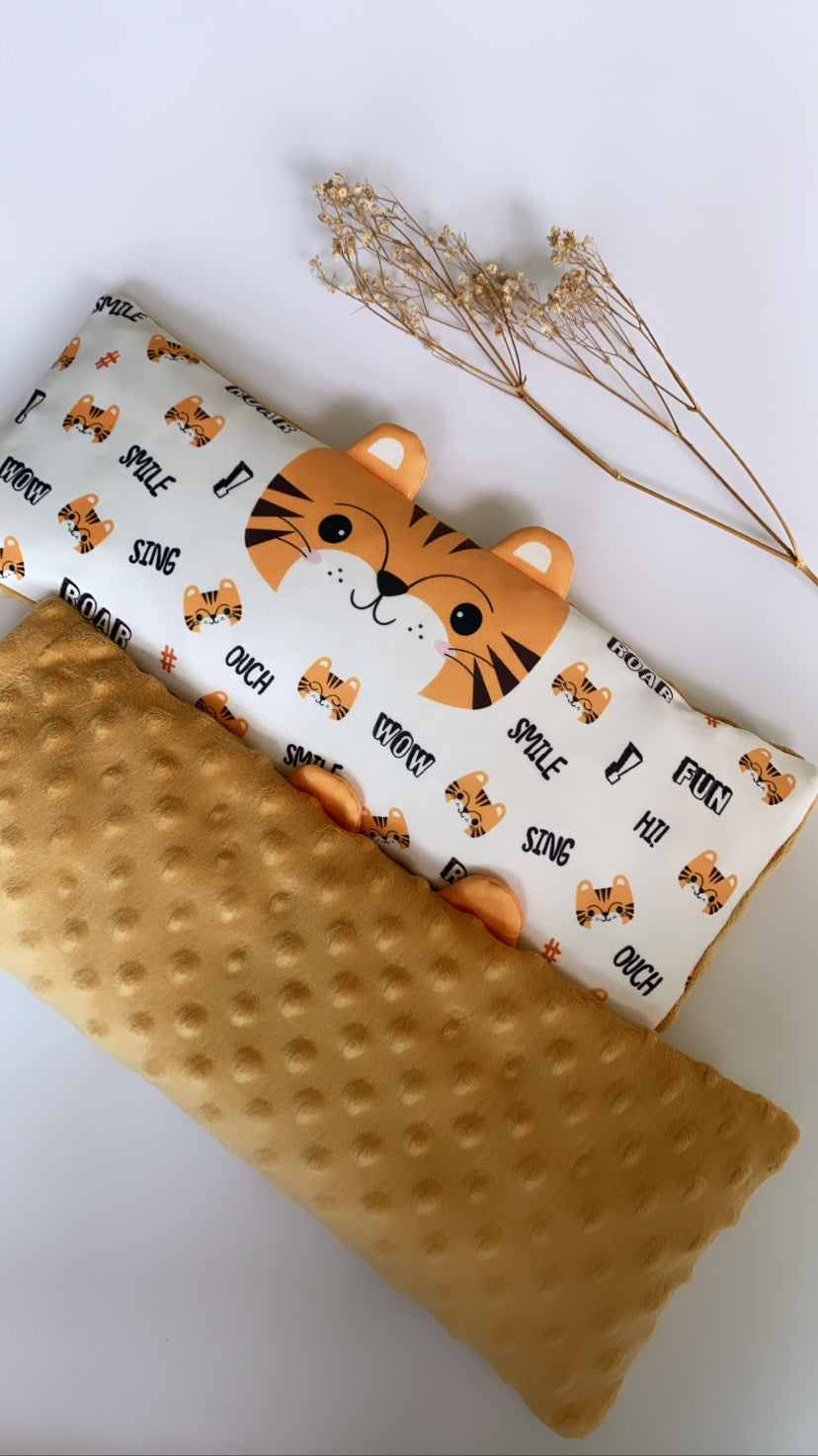 Minky Husk Pillow - Theo the Tiger - WERONE