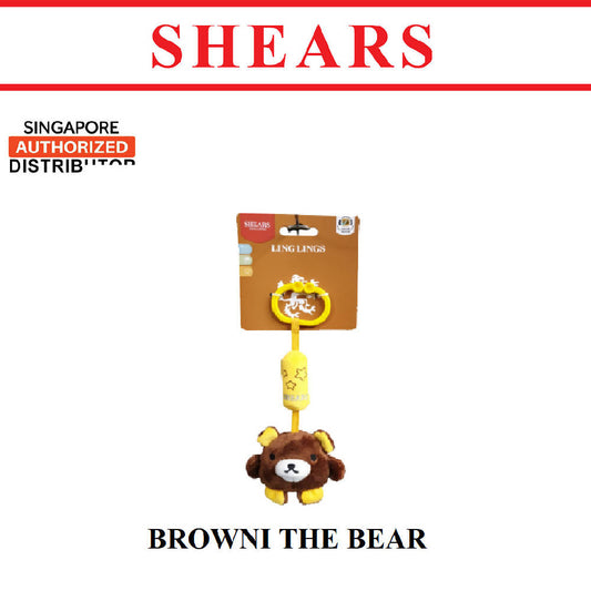 Shears Baby Soft Toy Toddler Ling Ling Toy Browni the Bear - WERONE