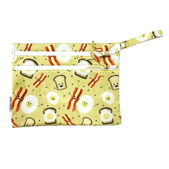 Bacon and Eggs - Waterproof Wet Bag (For mealtime, on-the-go, and more!) - WERONE