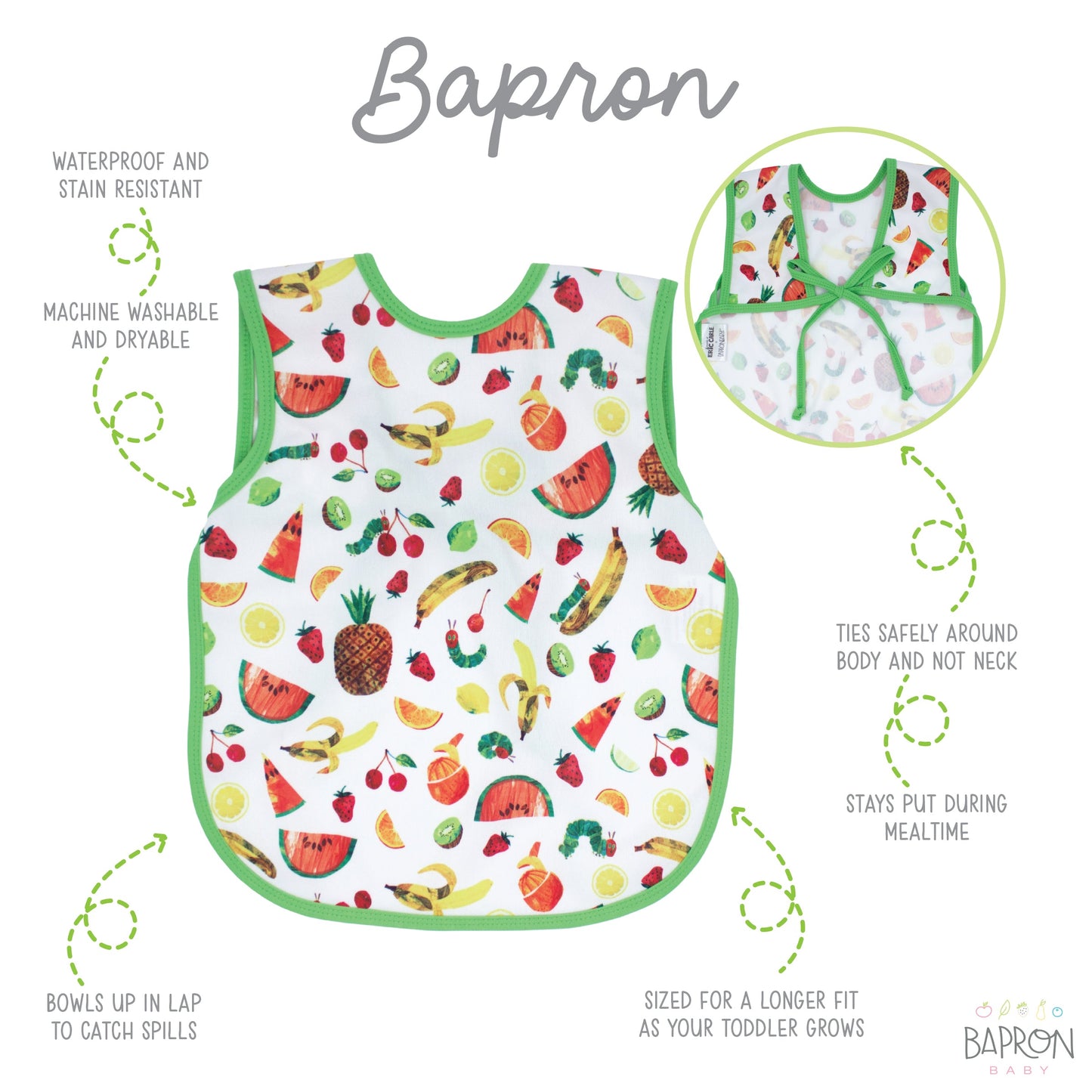Tropical Fruit Bapron - from the World of Eric Carle - WERONE