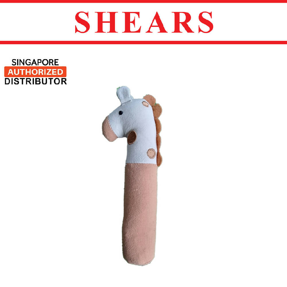 Shears Baby Soft Toy Toddler Squeaker Toy Jordan Collection Gill the Giraffe - WERONE