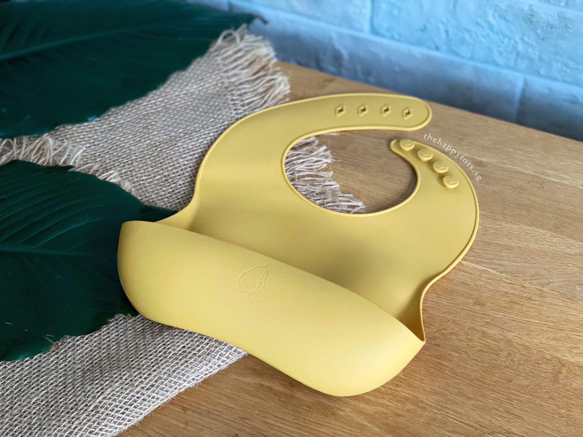 Bibby Silicone Bib - Mustard - WERONE