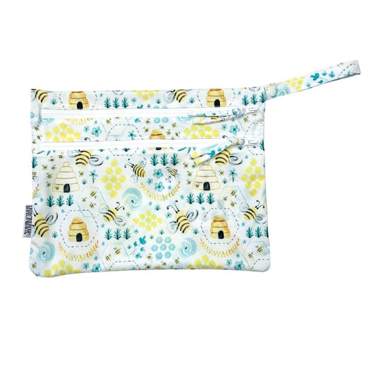 Busy Bees - Waterproof Wet Bag (For mealtime, on-the-go, and more!) - WERONE