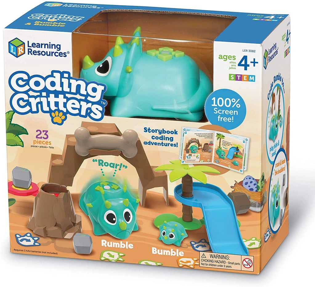 Learning Resources LER3082 Coding Critters Rumble & Bumble - WERONE