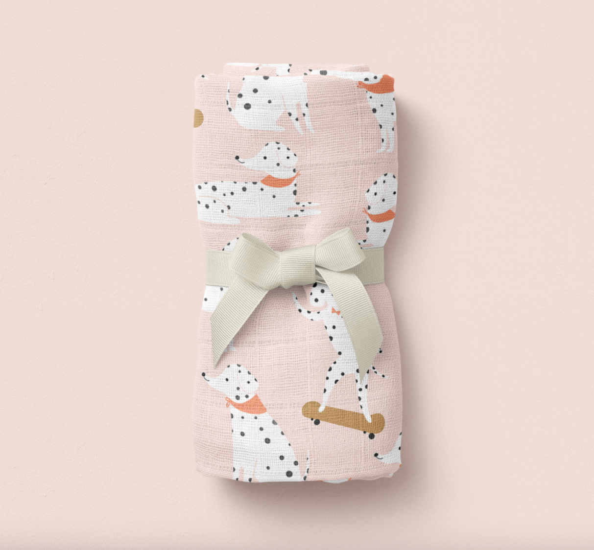 "Dalmatians" Muslin Swaddle - WERONE