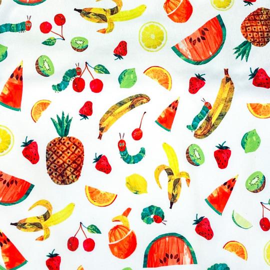 Tropical Fruit Splash Mat - from the World Of Eric Carle - A Waterproof Catch-All for Highchair Spills and More! - WERONE