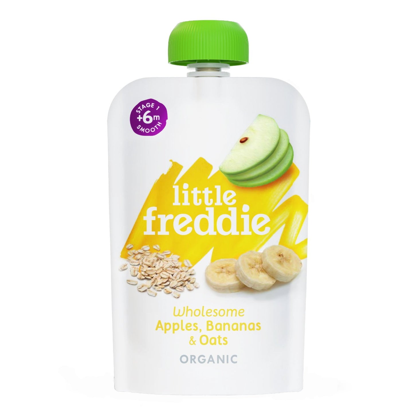 Little Freddie Wholesome Apples , Bananas & Oats - 100g - WERONE