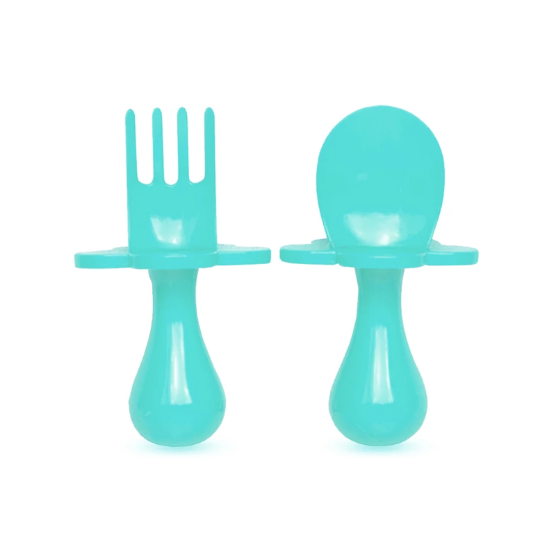 Grabease Spoon and Fork - Teal