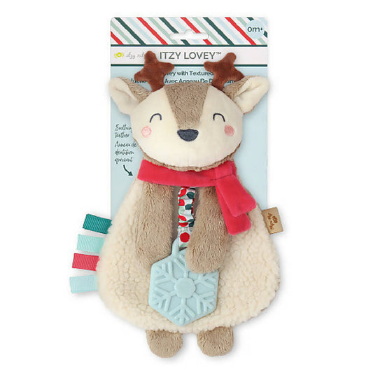 Holiday Itzy Lovey™ Plush + Teether Toy Reindeer - WERONE