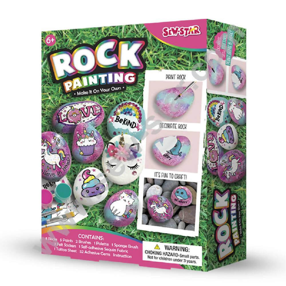 Rock Painting for kids Unicorn - WERONE