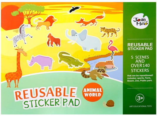 Jar Melo - Reusable Sticker Pad Set - Animal World - WERONE
