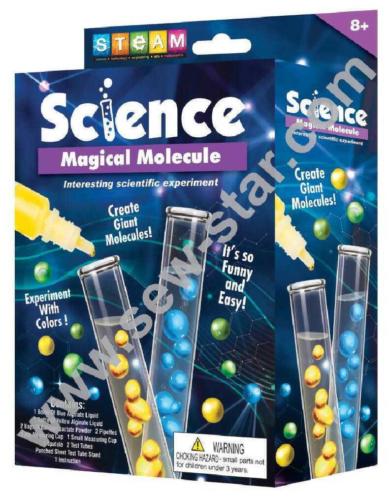 Educational Science Experiment kit for kids STEM (Volcano Eruptions|Instant Crystallisation|Magic Molecule|Crystal Grow - WERONE