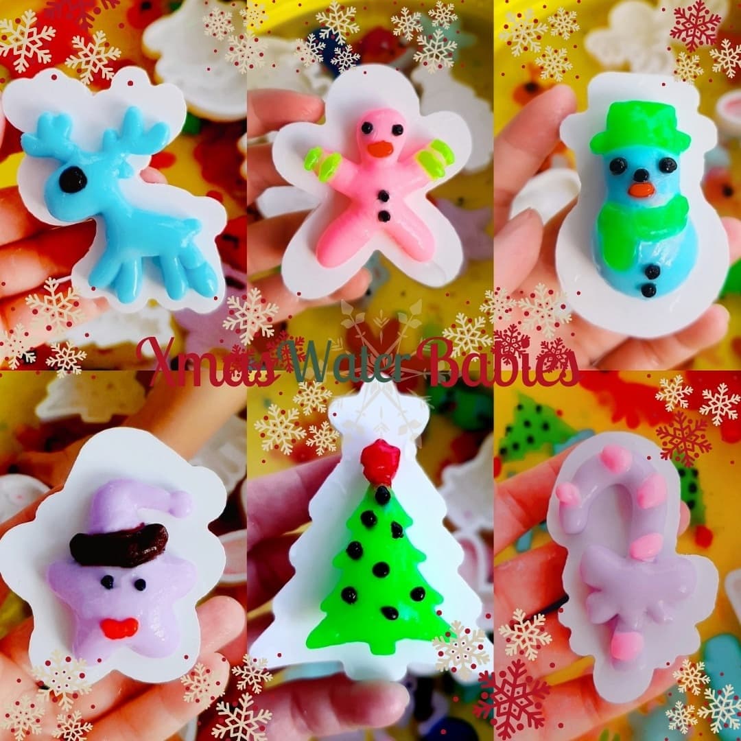 [Ready Stock] The Original Magic Water Babies Christmas Themed Box & Party Set 2022 - WERONE