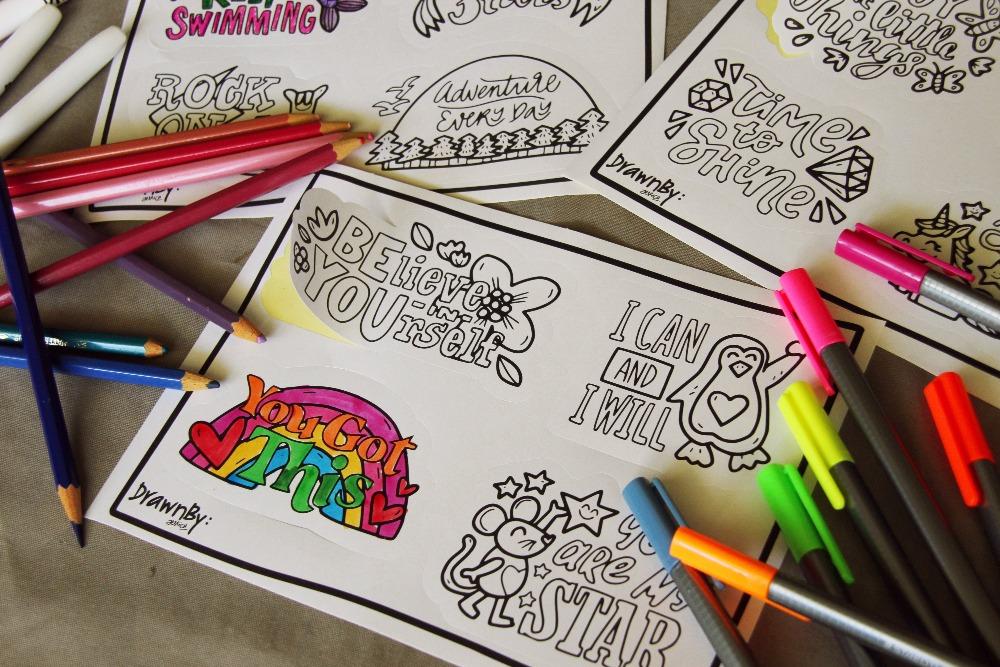 Colouring Stickers (Booster Set of 3) - WERONE