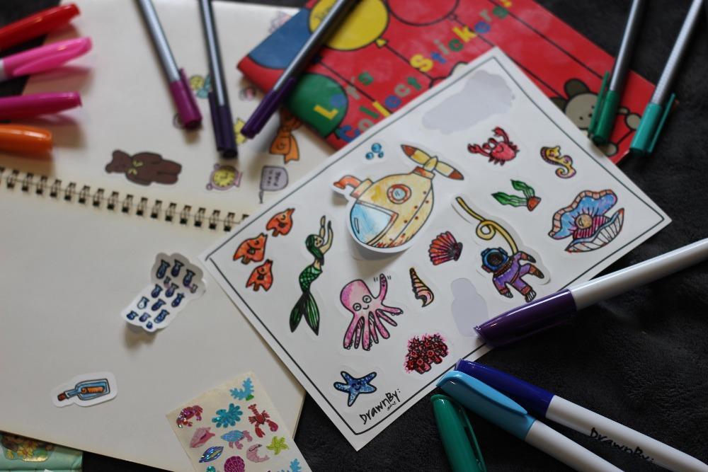 Colouring Stickers (Basic Set of 3) - WERONE
