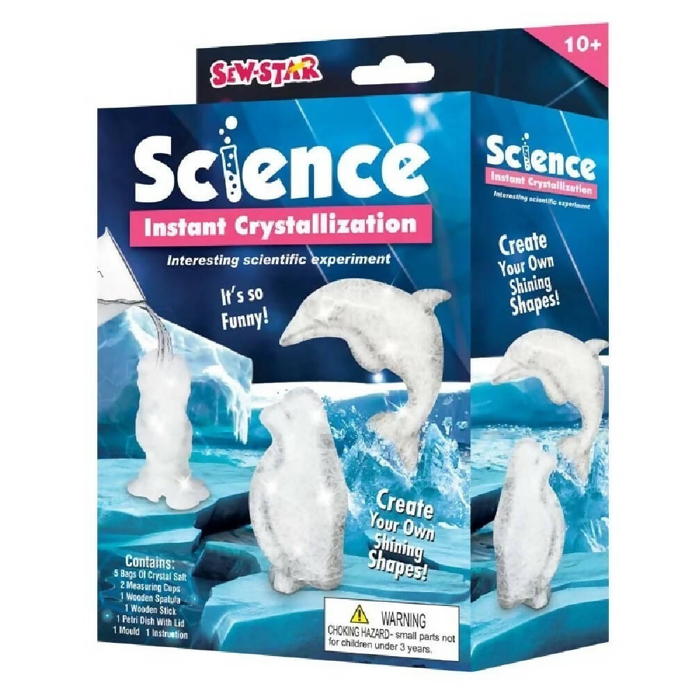 Educational Science Experiment kit for kids STEM (Volcano Eruptions|Instant Crystallisation|Magic Molecule|Crystal Grow - WERONE