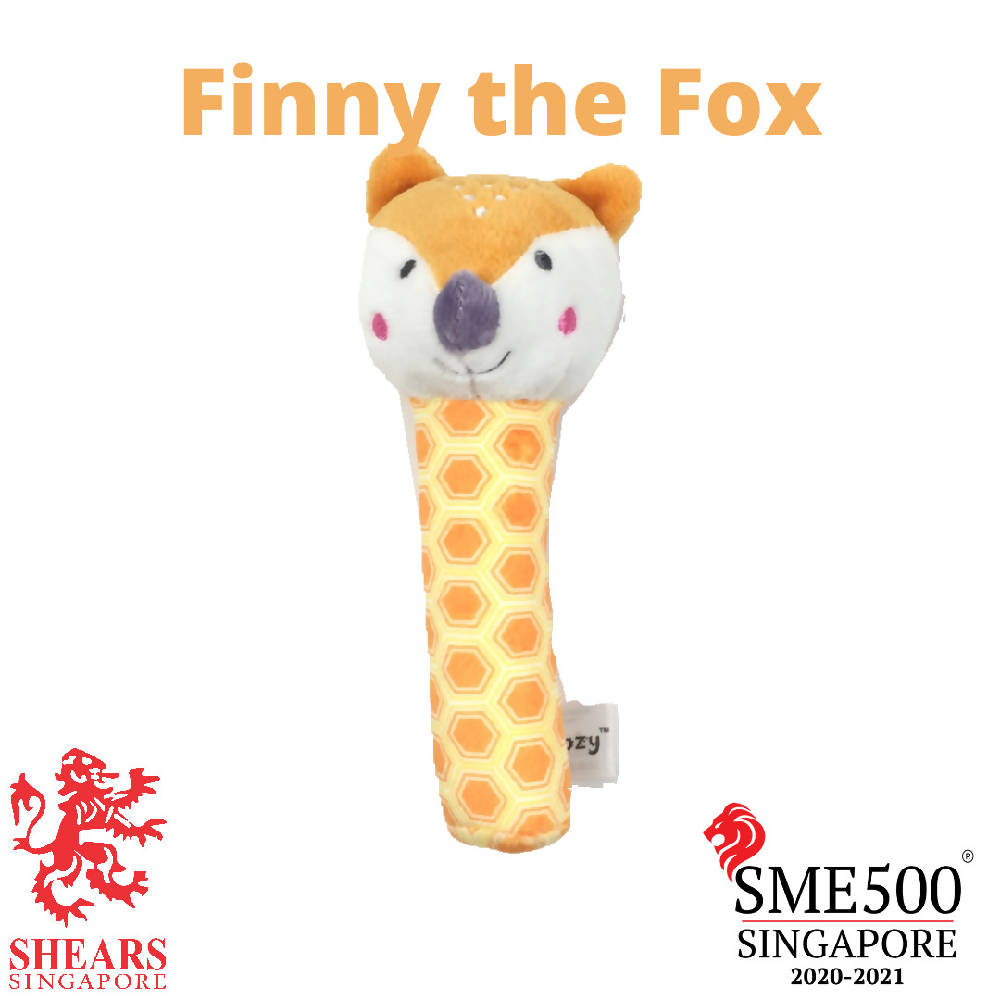 Shears Animal Squeaker Toy Finny the Fox SQFX - WERONE