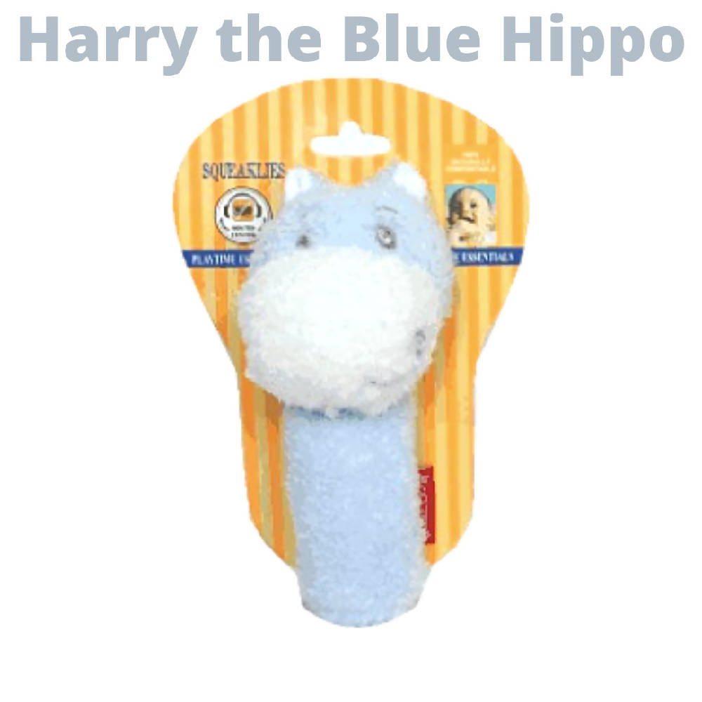 Shears Baby Squeaker Harry the Blue Hippo STHB - WERONE