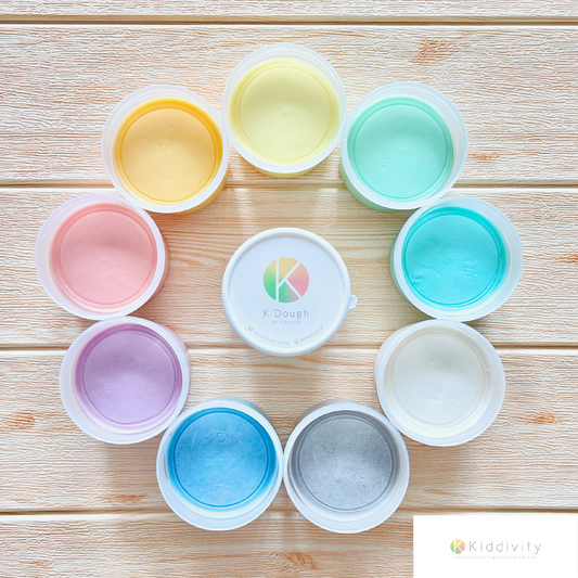 Pastel Rainbow K'Dough (9 Tubs + FREE Tools Set)