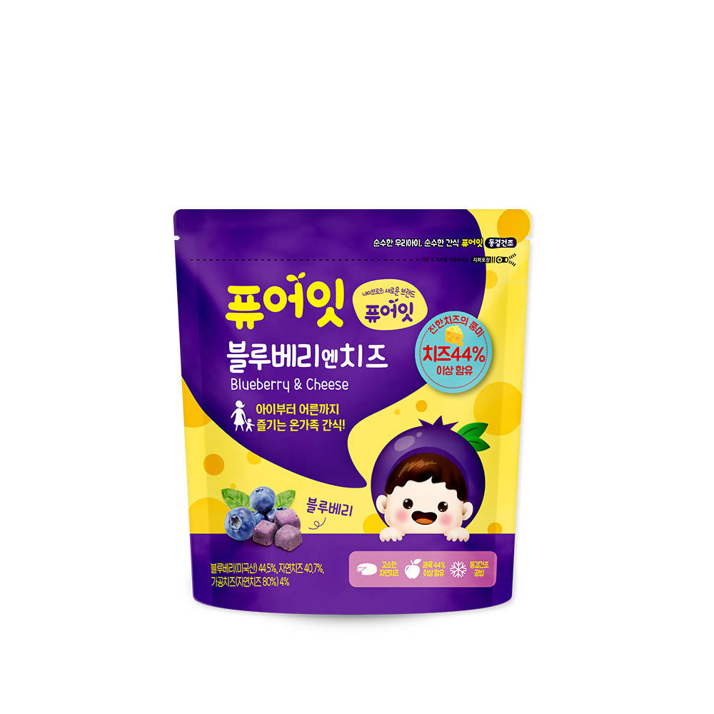 Pure-Eat Fruit Cheese Cubes 16g from Korea - WERONE