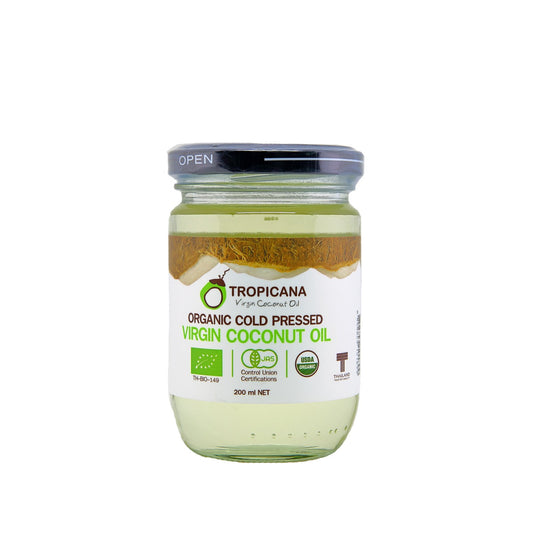 Tropicana Organic Cold Pressed (Consumption) Coconut Oil -200ml - WERONE