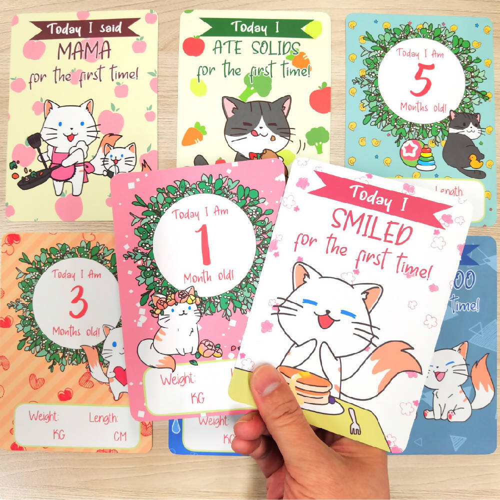 Koko & Miko Baby Milestone Cards - WERONE