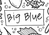 Big Blue Silicone Colouring Mat - WERONE