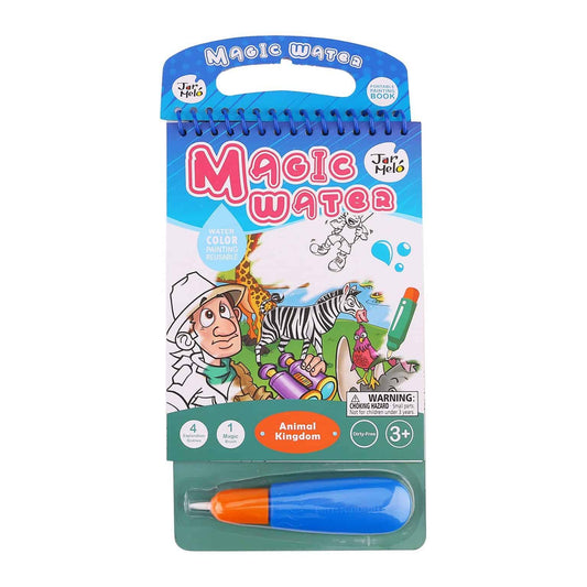 Jar Melo - Magic Water Coloring Pad - Animal Kingdom - WERONE