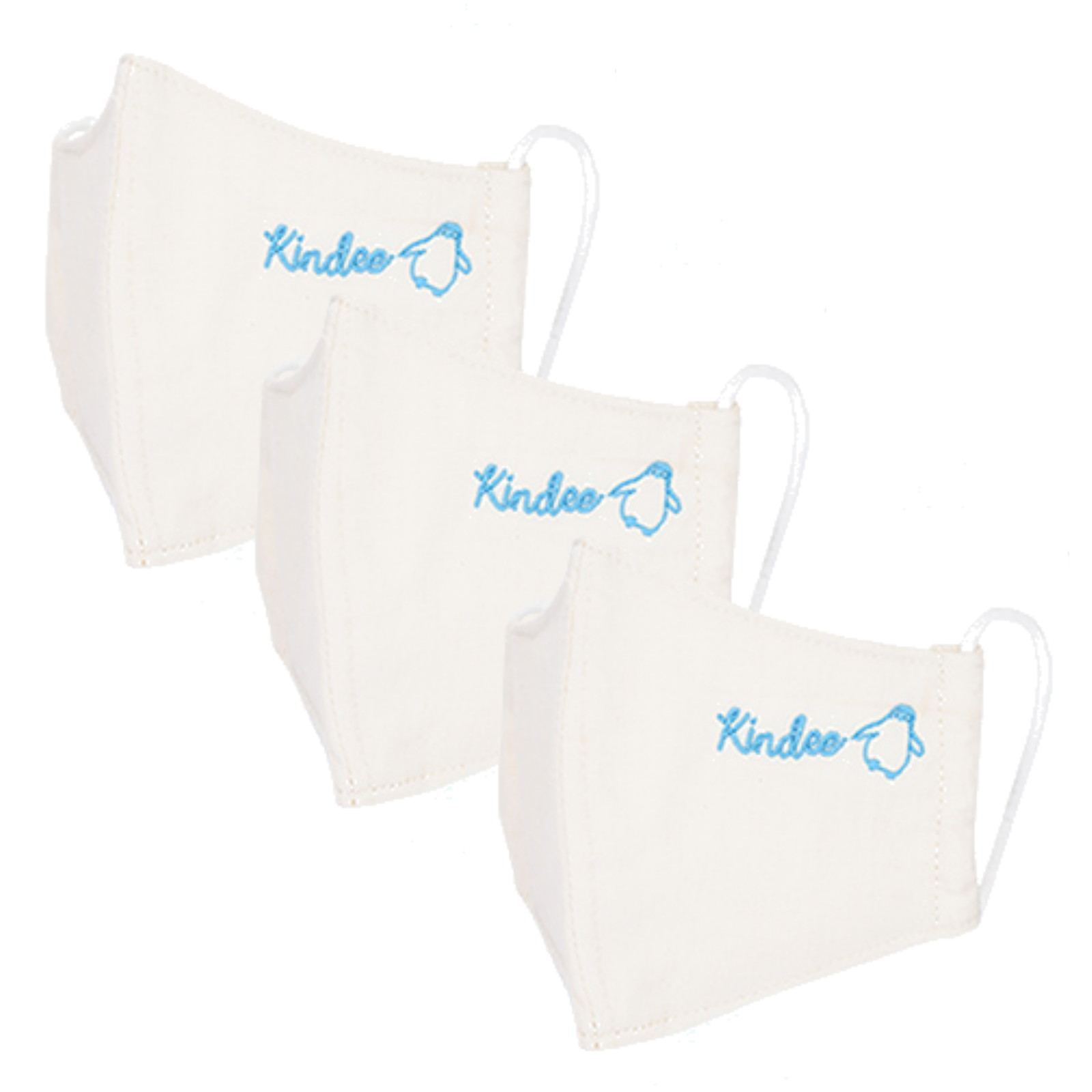 Kindee Organic Baby Mask S (2 to 5 years old) - Pack of 3 - WERONE