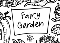 Fairy Garden Silicone Colouring Mat - WERONE