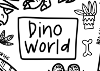 Dino World Silicone Colouring Mat - WERONE