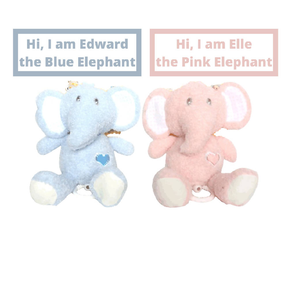 Shears PullString Elle the Elephant Musical Toy Pink SBFEP - WERONE