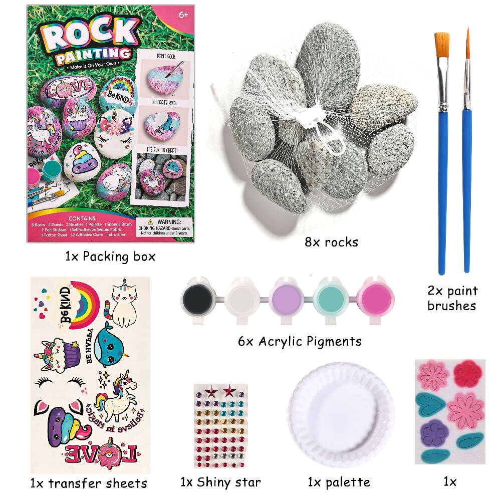 Rock Painting for kids Unicorn - WERONE