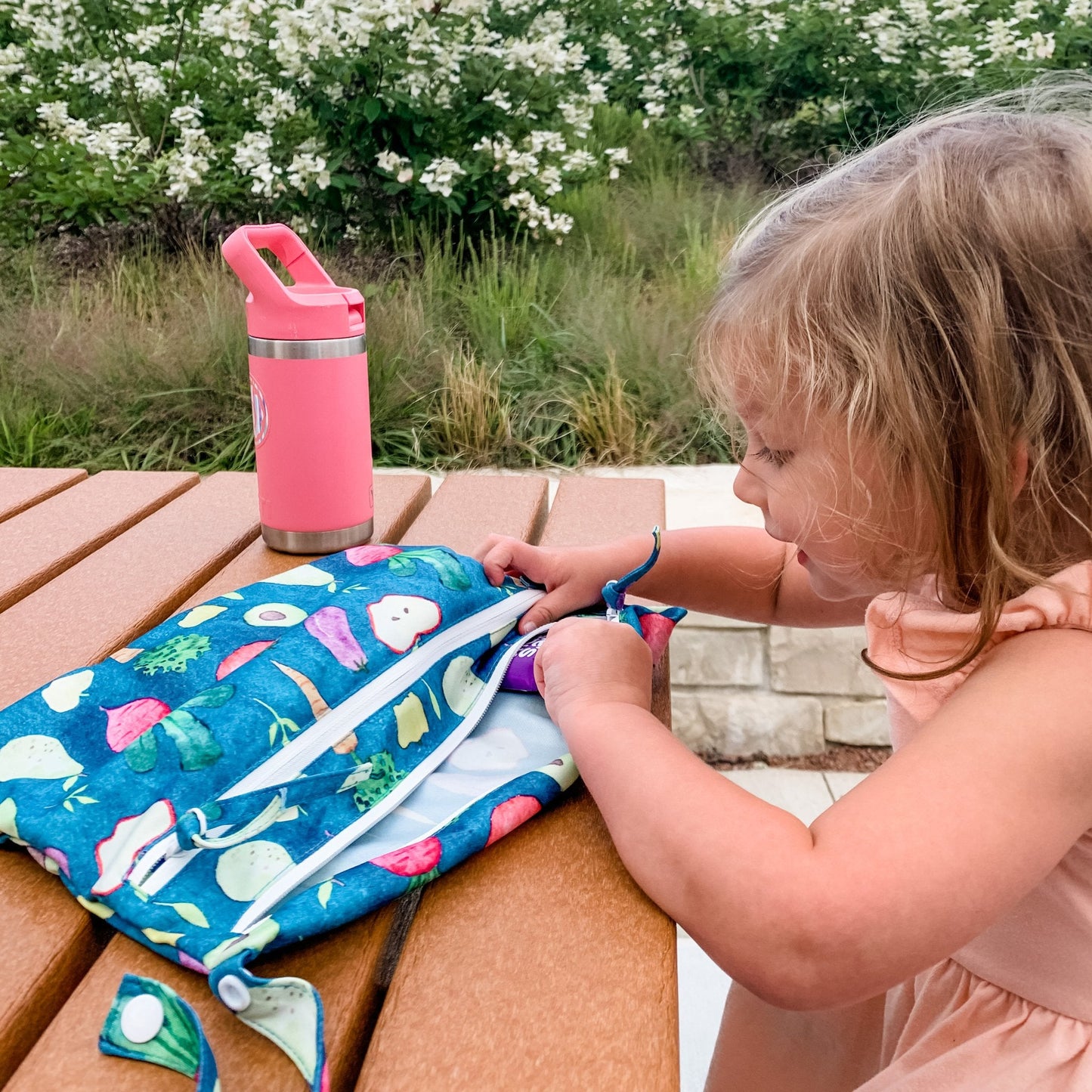 Organic Produce - Waterproof Wet Bag (For mealtime, on-the-go, and more!) - WERONE