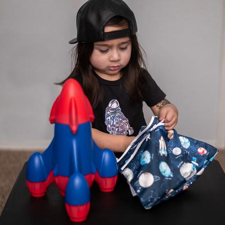 Outer Space - Waterproof Wet Bag (For mealtime, on-the-go, and more!) - WERONE