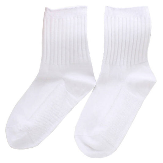 3 pairs School Sock - Size 22-24 (White) - WERONE
