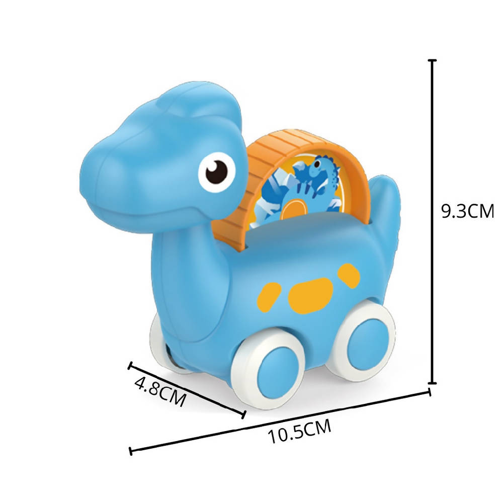 Shears Baby Toy Toddler Fiction Toy Car DINO BLUE - WERONE