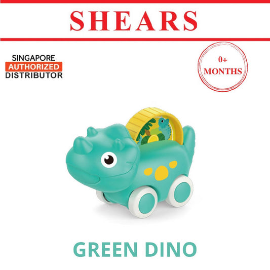 Shears Baby Toy Toddler Fiction Toy Car DINO GREEN - WERONE