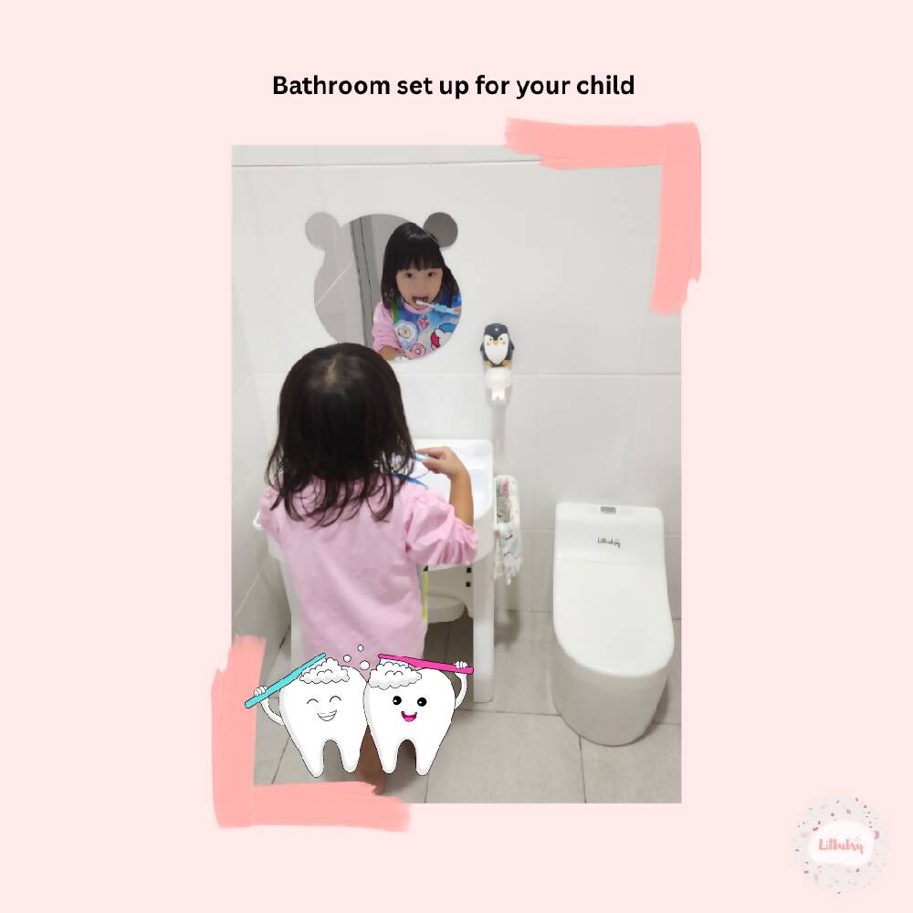 Children Toddler Kids Wash Basin / Sink / Water Sink with Step Stool