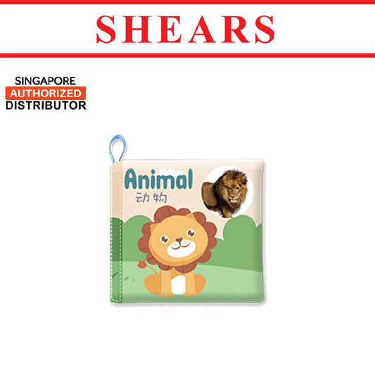 Shears Baby Cloth Book Toddler Learning Book Recognition ANIMAL - WERONE