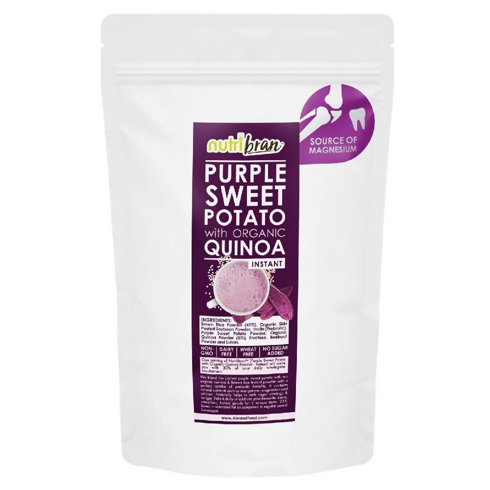 NutriBran Purple Sweet Potato with Organic Quinoa Instant Powder - 300g - WERONE