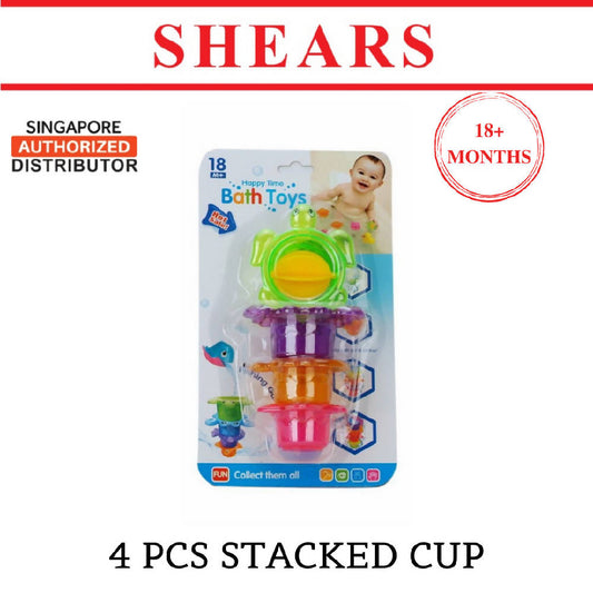 Shears Baby Toy Toddler Bath Toy 4 PCS STACKED CUP - WERONE