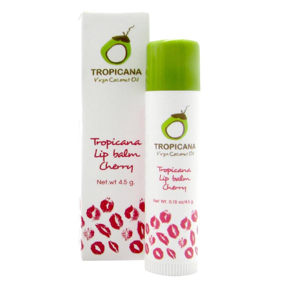 Tropicana Organic Cold Pressed (Application) -Lip Balm Stick  Cherry - 4.5gm. - WERONE